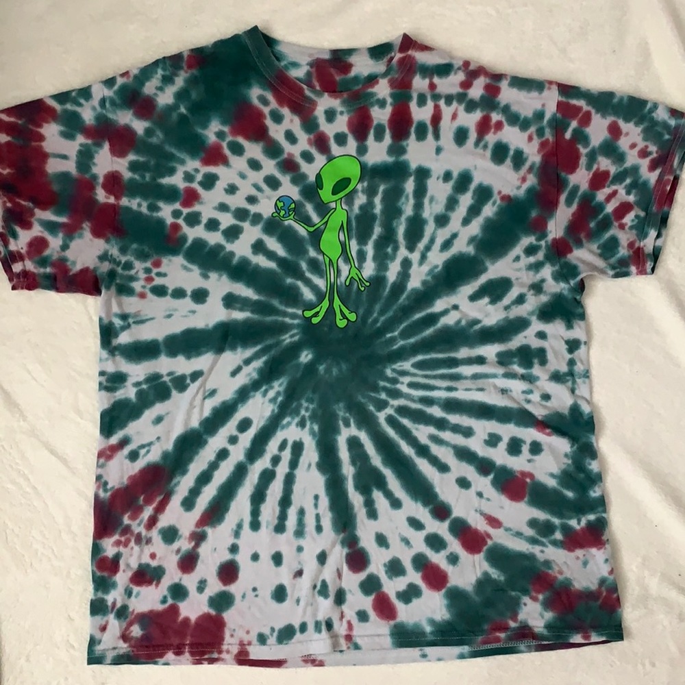 Chemistry alien tie dye t-shirt